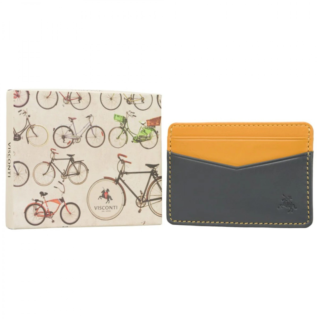 Кардхолдер Visconti VSL40 Axe Grey Mustard (VSL40 GREY MUST)