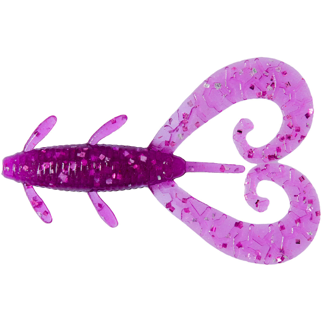 Силікон рибальський Reins G-Tail Twin 2" 428 Purple Dynamite (10 шт/уп.) (1552.10.10)