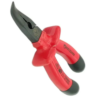 Pliers Standard dielectric elongated 6" bent, (IBN0106)