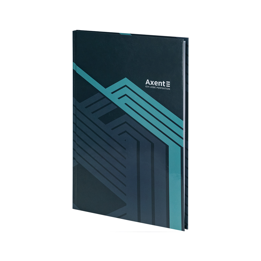 Книга записна Axent Lines А4, 96 аркушів, клітинка, сіра (8422-580-A) Книга записна Axent Lines А4, 96 аркушів, клітинка, сіра (8422-580-A)