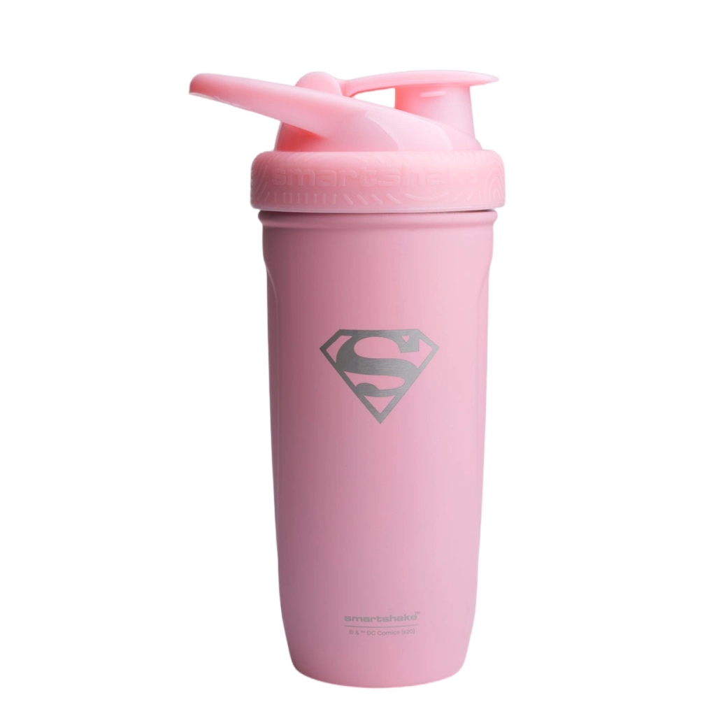 Шейкер спортивний SmartShake Reforce 900ml Supergirl Pink (11150801)