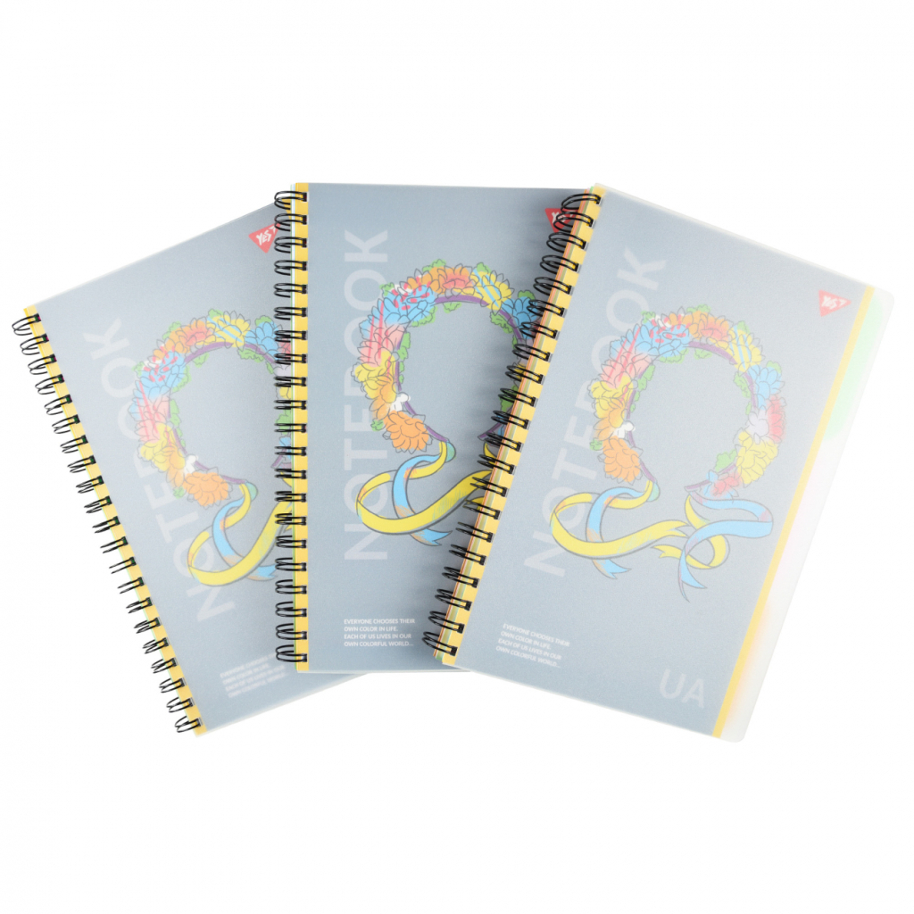 Блокнот Yes А4 Notebook UA 144 аркуша пластикова обкладинка (681943)