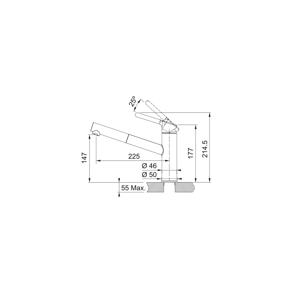 Змішувач Franke Orbit Pull Out (115.0623.147)