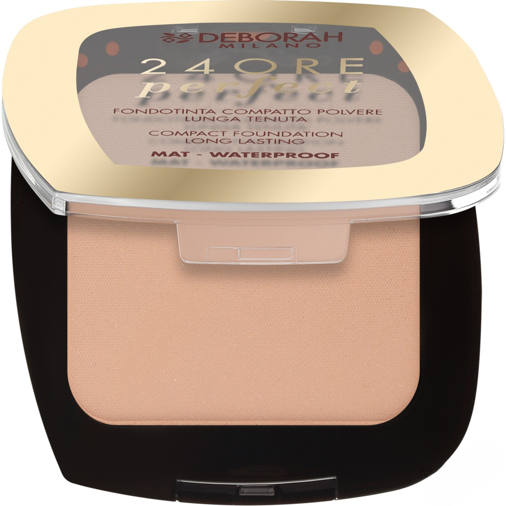 Пудра для обличчя Deborah 24Ore Perfect Compact Foundation Mat Waterproof 02 - Natural (8009518377316)