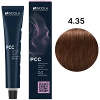 Фарба для волосся Indola Permanent Caring Color 4.35 - Середньо-коричневий золотистий червоний (4045787933581)