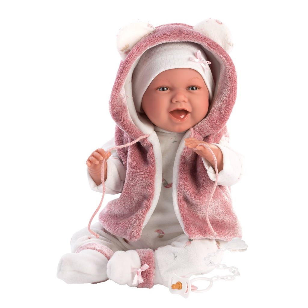 Пупс Llorens Mimi Rn Sonrisas Chaqueta Fuxia, 40 см (74070) Пупс Llorens Mimi Rn Sonrisas Chaqueta Fuxia, 40 см (74070)