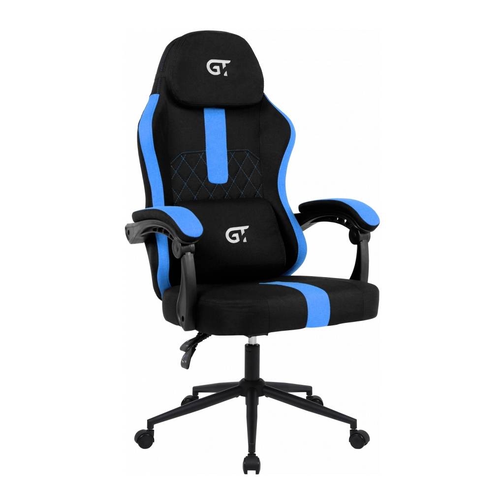 Крісло ігрове GT Racer X-2326 Black/Blue (X-2326 Fabric Black/Blue) Крісло ігрове GT Racer X-2326 Black/Blue (X-2326 Fabric Black/Blue)