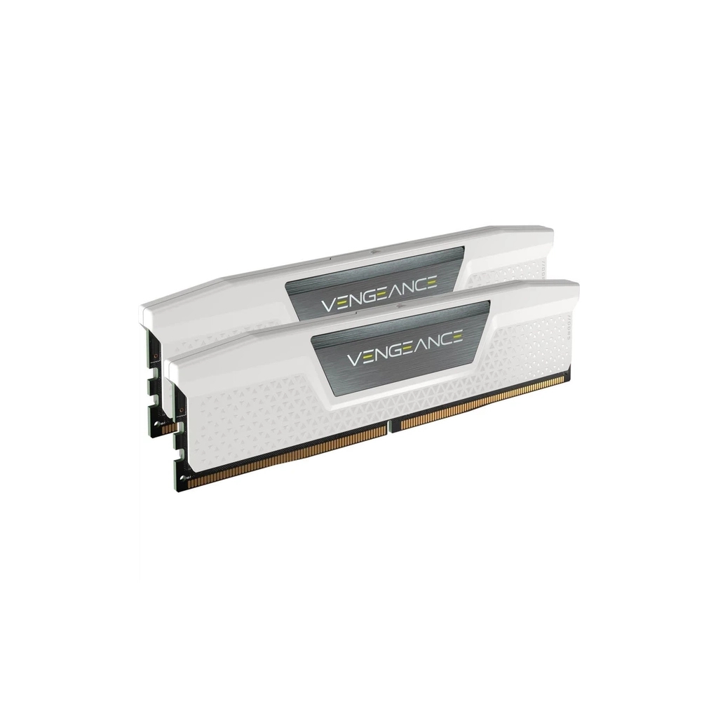 Модуль пам'яті для комп'ютера DDR5 32GB (2x16GB) 6400 MHz Vengeance White Corsair (CMK32GX5M2B6400Z36W)