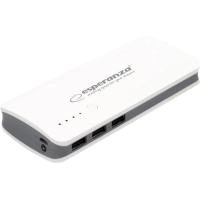 Батарея універсальна Esperanza 8000mAh input/Micro-USB, output/3*USB, White/Grey (EMP106WE)