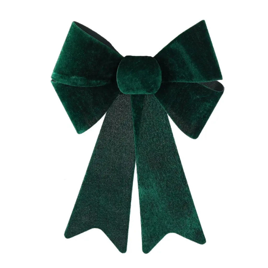 Прикраса декоративна Chomik бант велюр, 23х38 см, зелений (5900779893221) Прикраса декоративна Chomik бант велюр, 23х38 см, зелений (5900779893221)