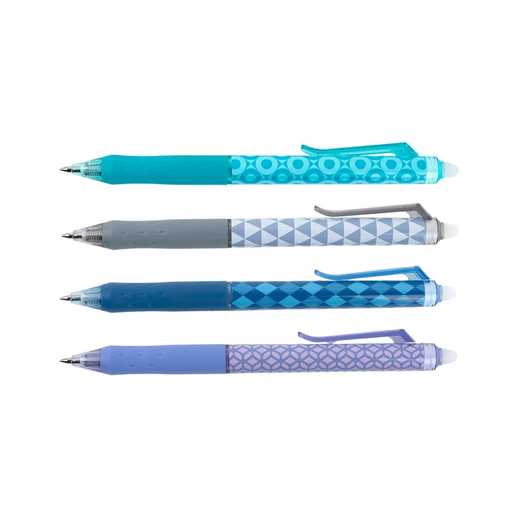 Ручка гелева Axent автоматична "пиши-стирай" Correct Click, синя (AG1128-02-A)