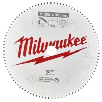 Saw blade Milwaukee Alu PFTE, diameter 305x30x3.0mm, 96 teeth. (4932471323)