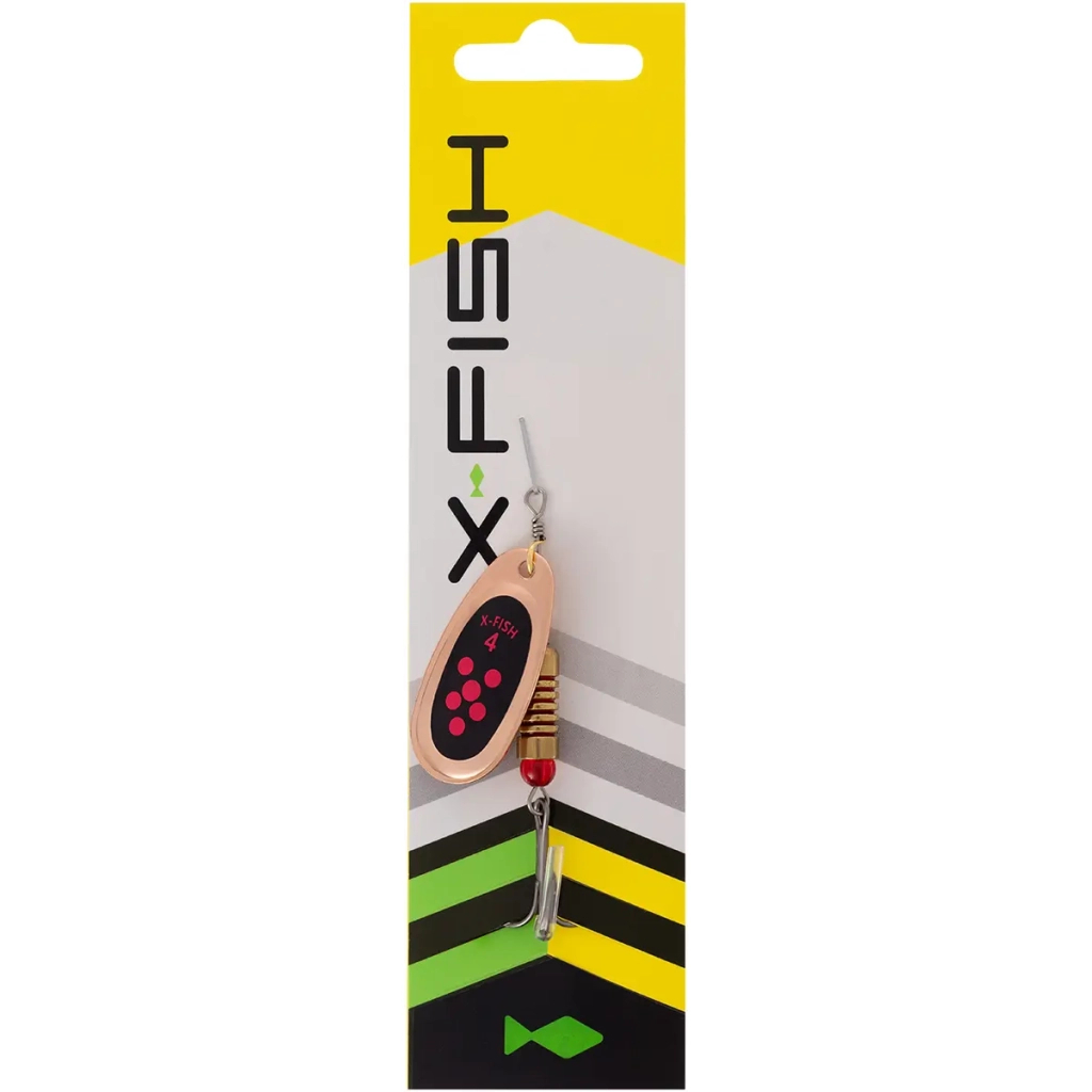 Блешня X-Fish Spike 9.5g 4 Copper black orange (1917.06.40) Блешня X-Fish Spike 9.5g 4 Copper black orange (1917.06.40)