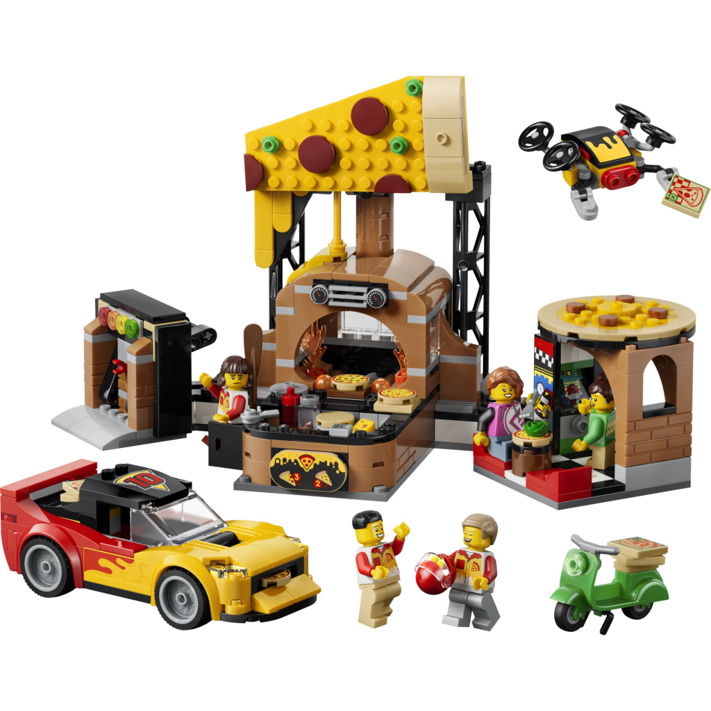 Конструктор LEGO City Доставка піци з різними транспортними засобами (60496) Конструктор LEGO City Доставка піци з різними транспортними засобами (60496)