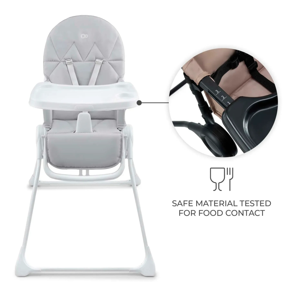 Стілець для годування Kinderkraft Binci Light Grey (5902533928019) Стілець для годування Kinderkraft Binci Light Grey (5902533928019)