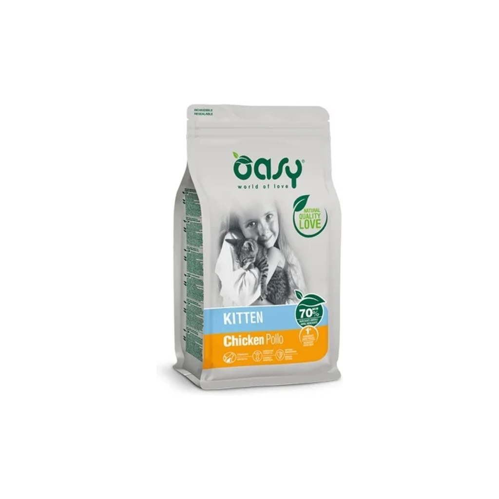 Сухий корм для кішок OASY LIFESTAGE Kitten курка 3.75 кг (1603000000003) Сухий корм для кішок OASY LIFESTAGE Kitten курка 3.75 кг (1603000000003)