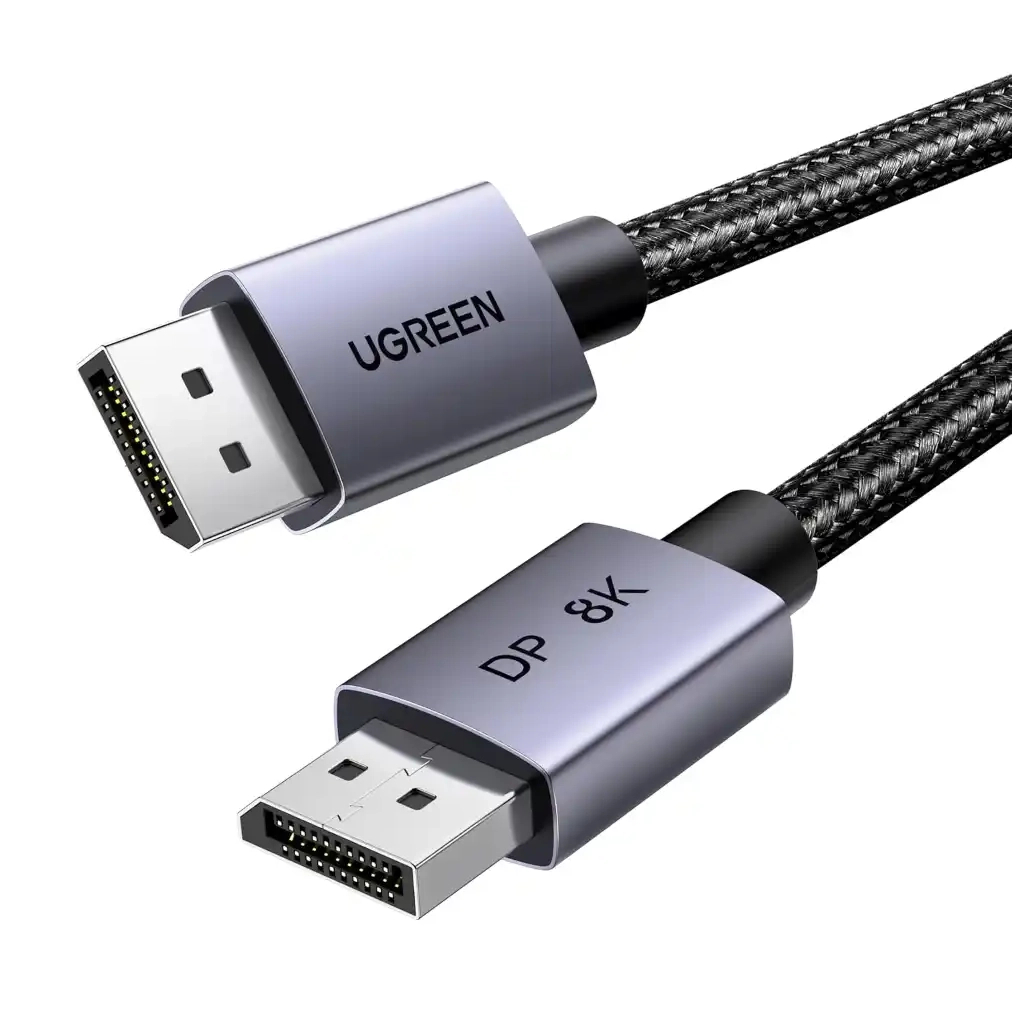 Кабель мультимедійний DisplayPort M to DisplayPort M 5.0m 8K60Hz 32.4Gbps black Ugreen (45039)