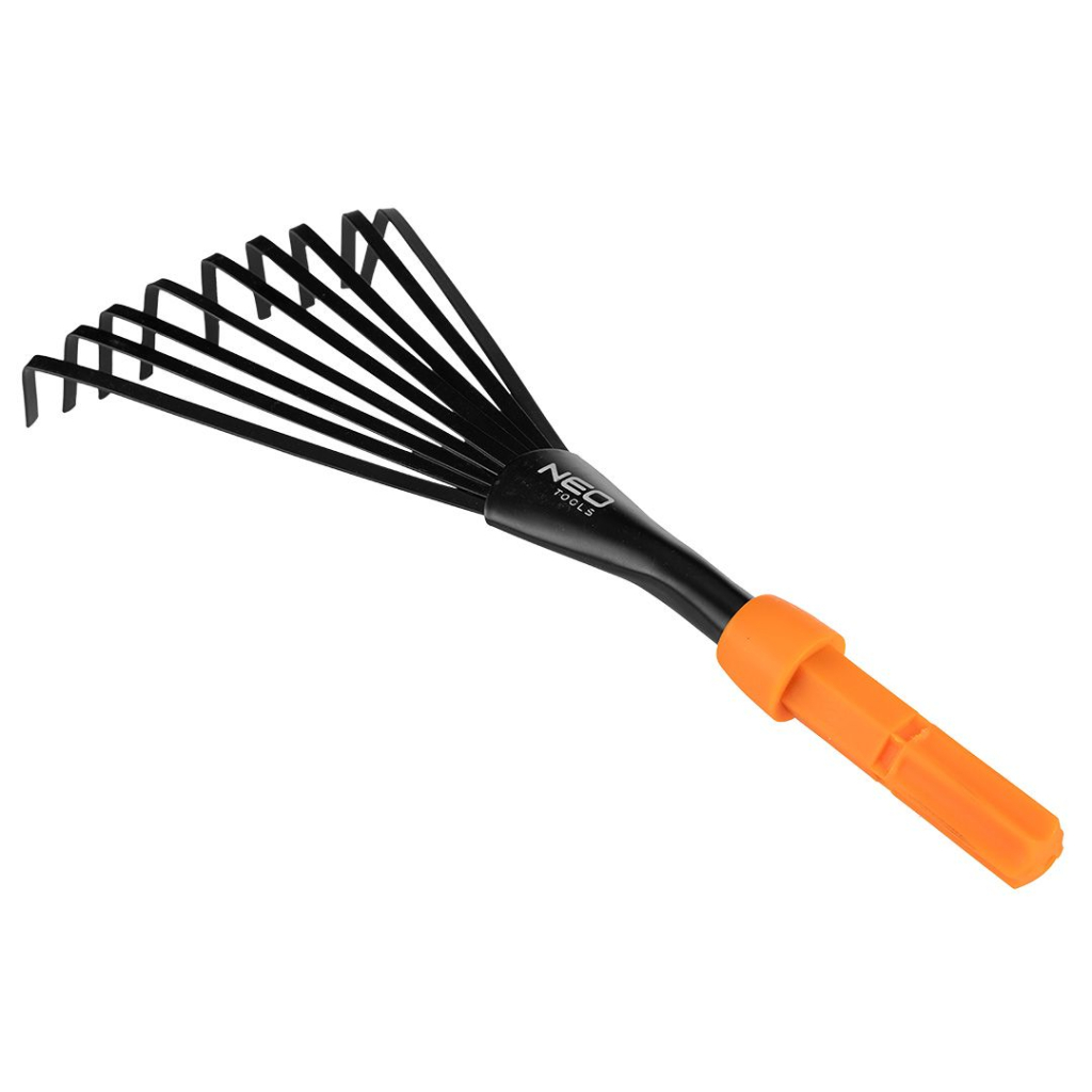 Граблі Neo Tools віяло, садові, ширина 12.5см, 33см, система NEO Click, 0.15кг (95-075)