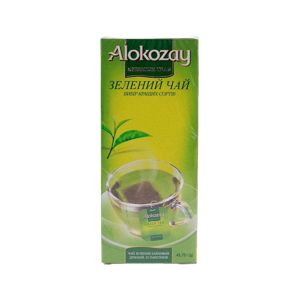 Чай Alokozay зелений 25х2 г (фільтр-пакет) (4820229040412)