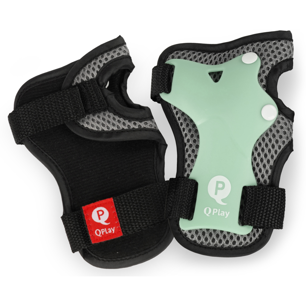 Комплект захисту QPlay для дітей, розмір S (до 25 кг), зелений (SP-01SafetyPadsSNewGreen)