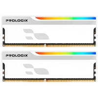 Computer memory module DDR4 16GB (2x8GB) 3600 MHz Onyx White RGB Prologix (PRO16GB3600YWR4K)