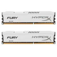 Модуль пам'яті для комп'ютера DDR3 16Gb (2x8GB) 1600 MHz HyperX Fury White Kingston Fury (ex.HyperX) (HX316C10FWK2/16)