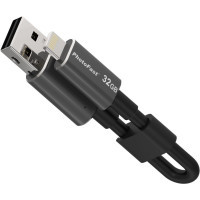 USB флеш накопичувач PhotoFast 32GB MemoriesCable Black USB 2.0 - Lightning (CABLEU2-32GB)