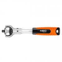 Тріскачка Neo Tools трещеточний 1/4 ", 360 °, 72 зубця (08-540)