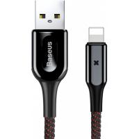 Дата кабель USB 2.0 AM to Lightning 1.0m X-type Black Baseus (CALXD-B01)