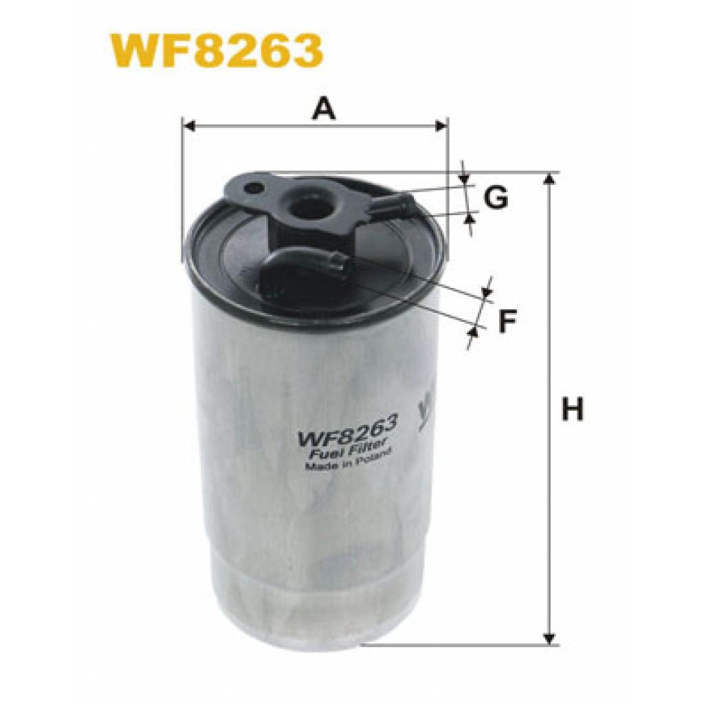 Фільтр паливний Wixfiltron WF8263 Фільтр паливний Wixfiltron WF8263