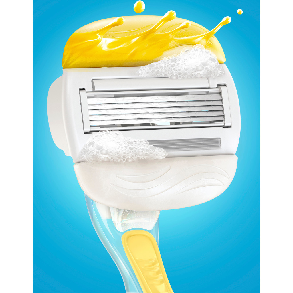 Змінні касети Gillette Venus ComfortGlide Olay З ароматом кокосу 4 шт. (7702018267651)