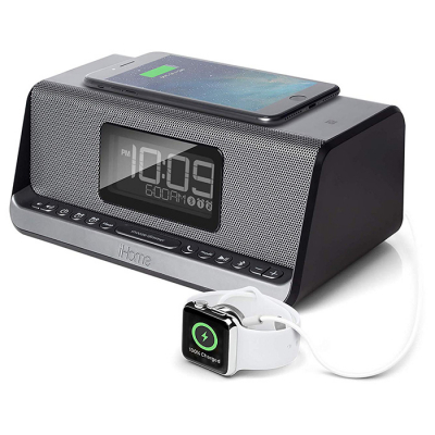 Акустична система iHome IBN350G Qi Wireless Charging BT NFC USB Aux Mic (IBN350V2G)