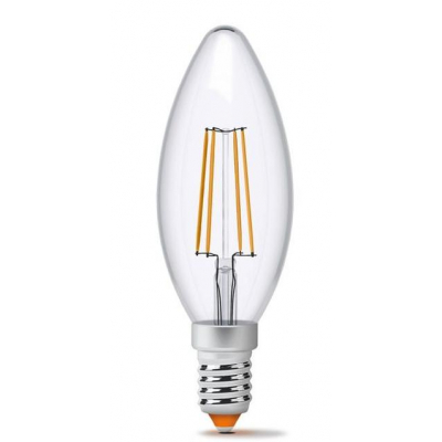 Лампочка TITANUM LED Filament C37FD 4W E14 4100K (VL-C37FD-04144)