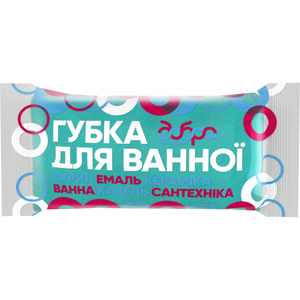 Губка для прибирання Добра Господарочка Для ванної кімнати 1 шт. (4820086521109)