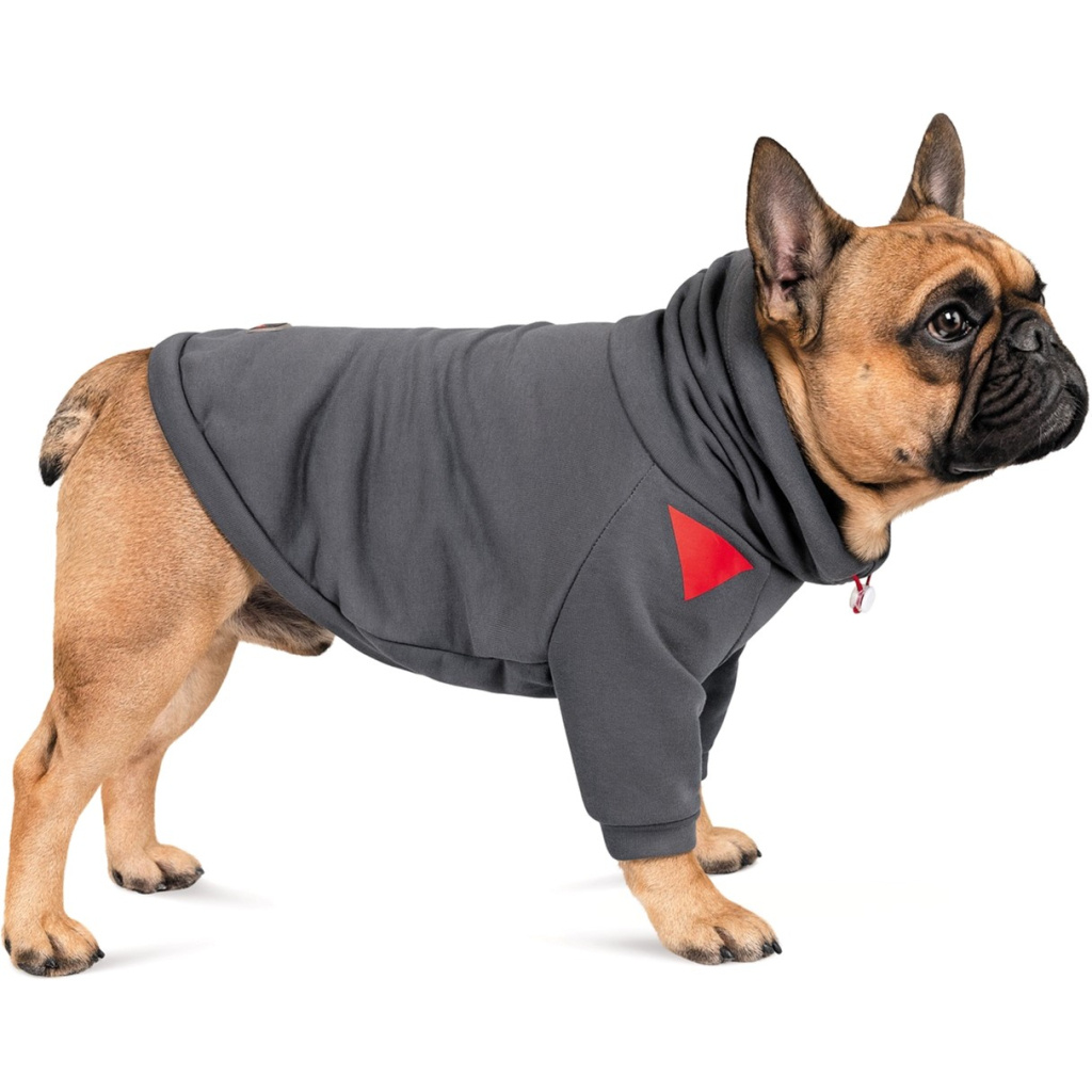 Худі для тварин Pet Fashion "Snoodie" S сіре (4823082423330)