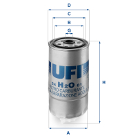 Fuel filter UFI 24.H2O.01