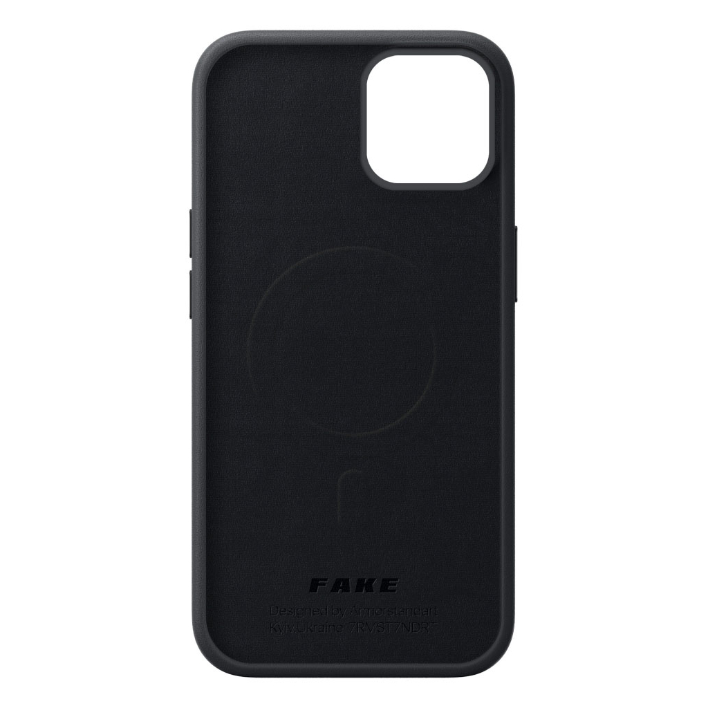 Чохол до мобільного телефона Armorstandart FAKE Leather Case Apple iPhone 14 Black (ARM64391) Чохол до мобільного телефона Armorstandart FAKE Leather Case Apple iPhone 14 Black (ARM64391)