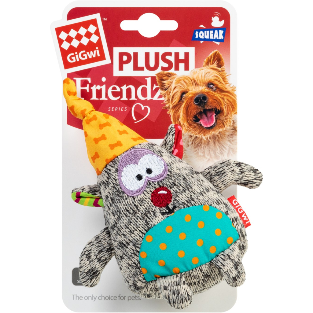 Іграшка для собак GiGwi Plush Ведмідь з пискавкою 10 см (75044) Іграшка для собак GiGwi Plush Ведмідь з пискавкою 10 см (75044)