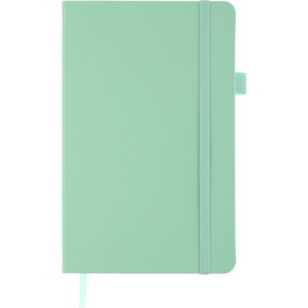 Книга записна Buromax Etalon 125x195 мм 96 аркушів в клітинку обкладинка зі штучної шкіри М'ятна (BM.291160-38)