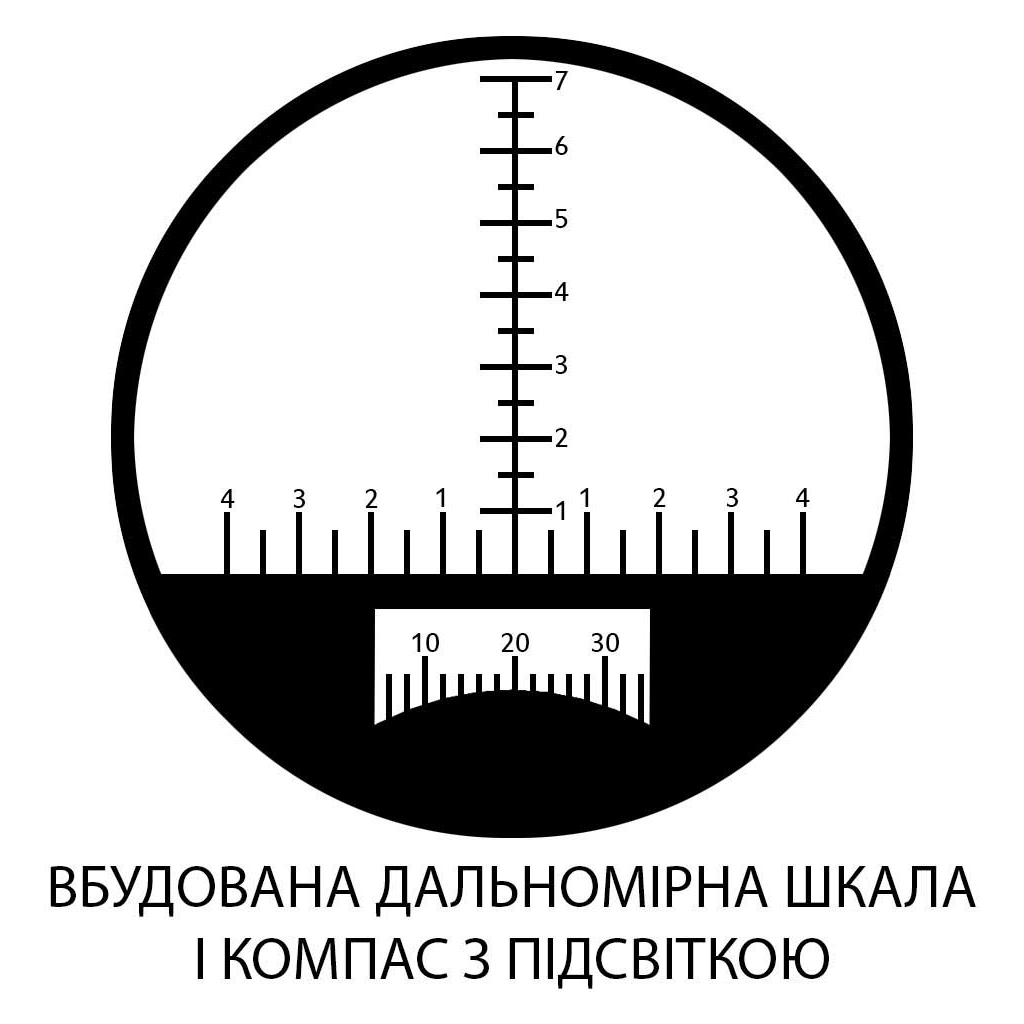 Бінокль Sigeta General 10x50 Camo Floating/Compass/Reticle (65860)