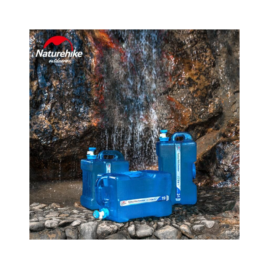 Каністра для води Naturehike PC7 NH18S024-T Blue 24 л (6927595726631)