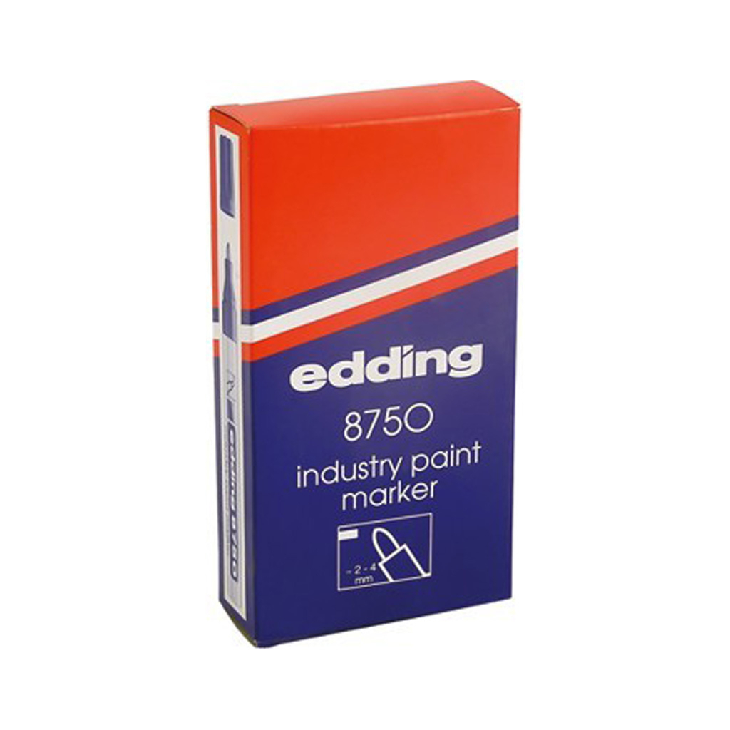 Маркер Edding Industry Paint e-8750 2-4мм(for dusty surfaces) white (e-8750/011) Маркер Edding Industry Paint e-8750 2-4мм(for dusty surfaces) white (e-8750/011)