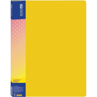 Economix A4 file folder with 10 files, yellow (E30601-05)