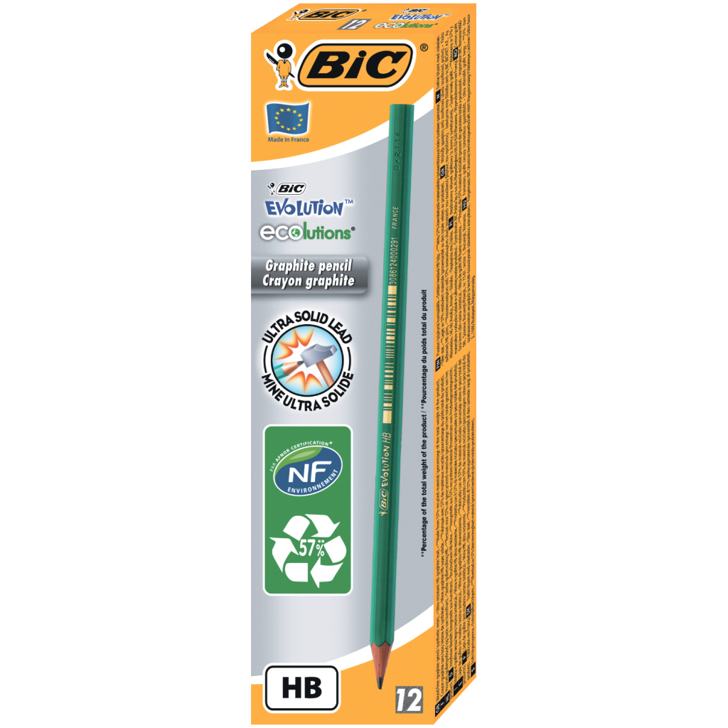 Олівець графітний Bic Evolution HB (bc8803112) Олівець графітний Bic Evolution HB (bc8803112)