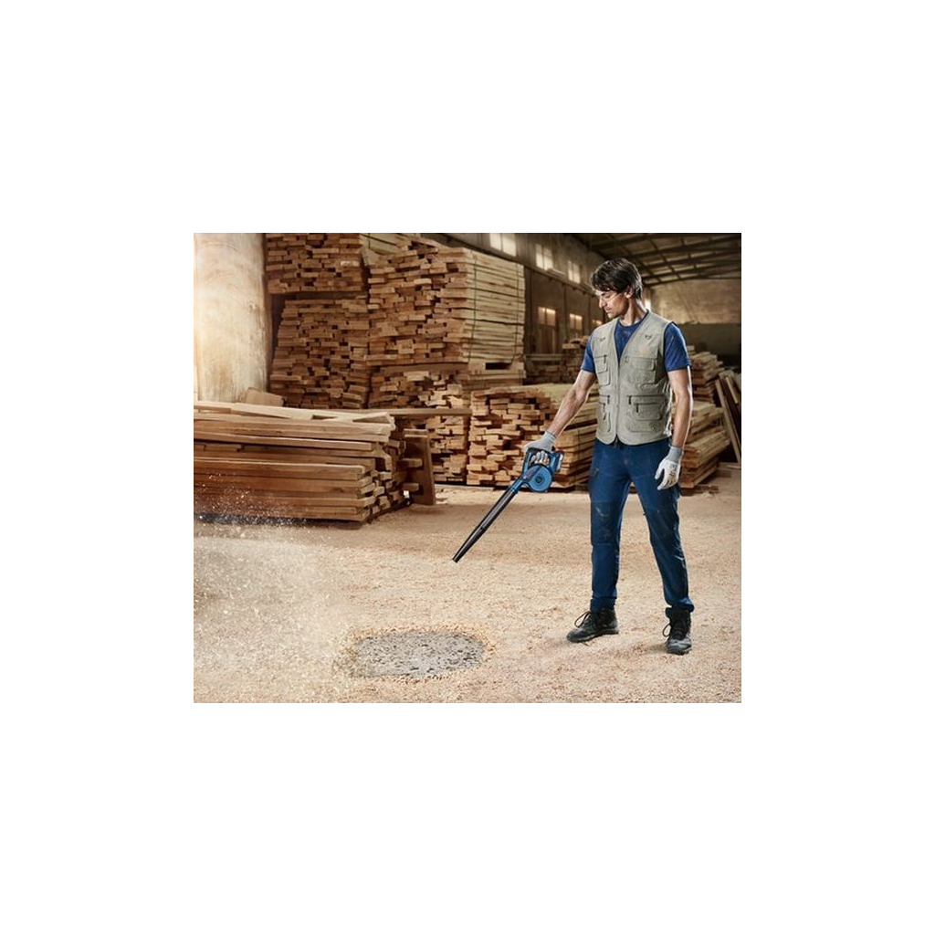 Повітродувка Bosch GBL 18V-120 Professional, 18В, 270 км/г, 120 м/г, 1.1 кг (без АКБ та ЗП) (0.601.9F5.100)