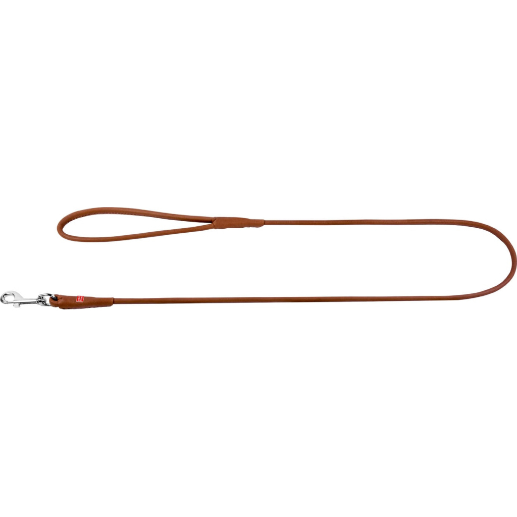 Повідець для собак WAUDOG Soft круглий S-M d10 Д 122 см коричневий (04846)