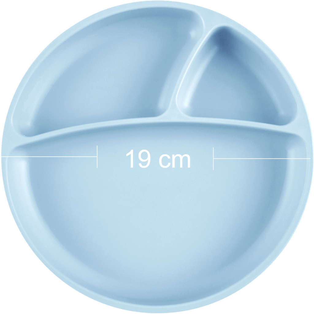 Тарілка дитяча MinikOiOi Portions секційна Mineral Blue (101050003)