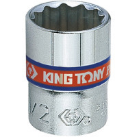 Торцева головка KING TONY 1/4" 9/32" 12-гранна дюймова (233009S)