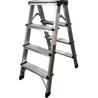 GTM stepladder 4 steps. upper step 0.78 m, two-sided (KMH1204)