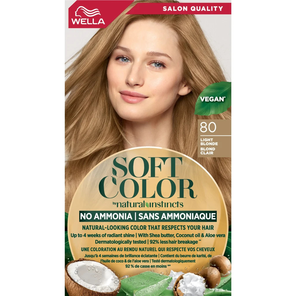Фарба для волосся Wella Soft Color Безаміачна 80 - Світлий блонд (3614228865746)
